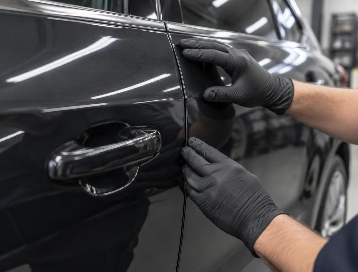 Dent & Damage Repair at an auto body shop